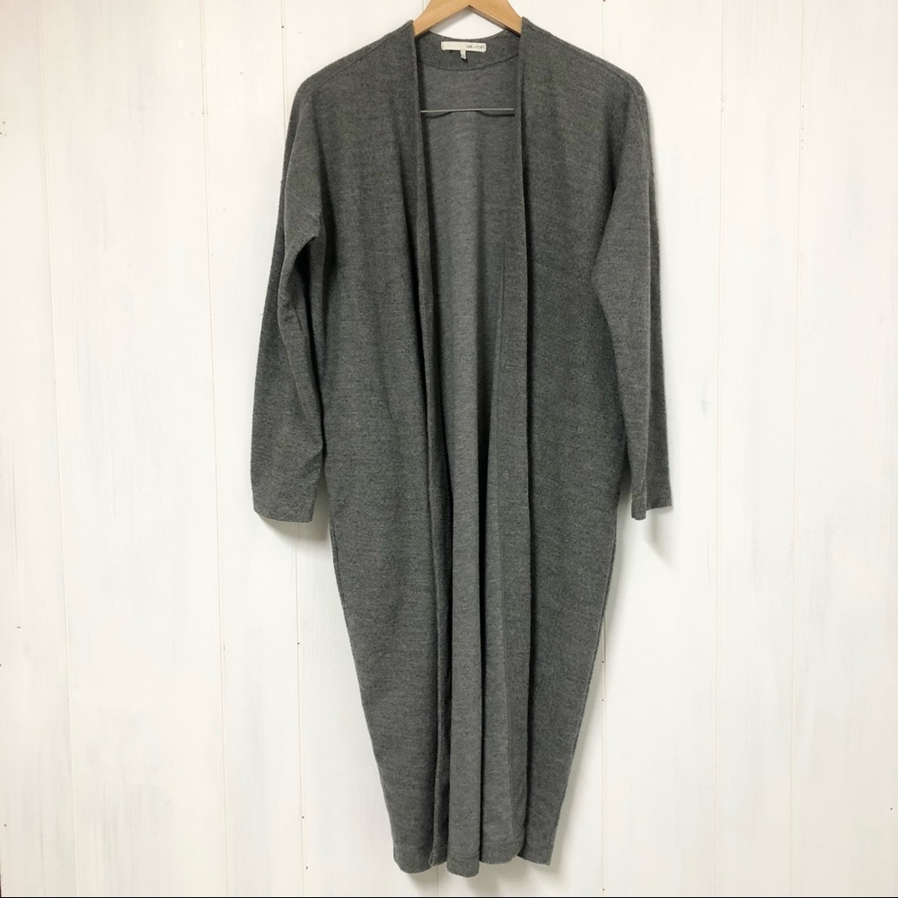 OAK+FORT Grey Longline Sweater Size XS